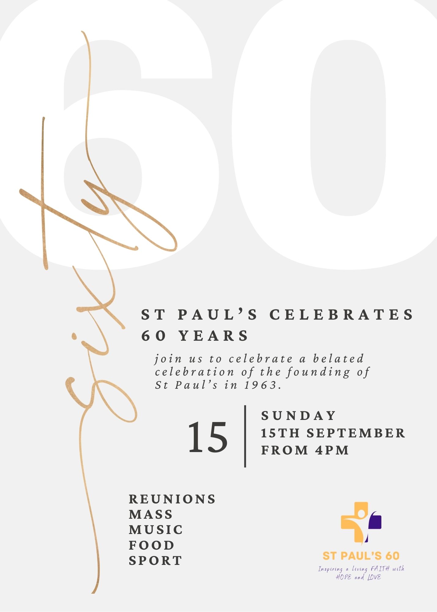 St Paul's 60th celebrations